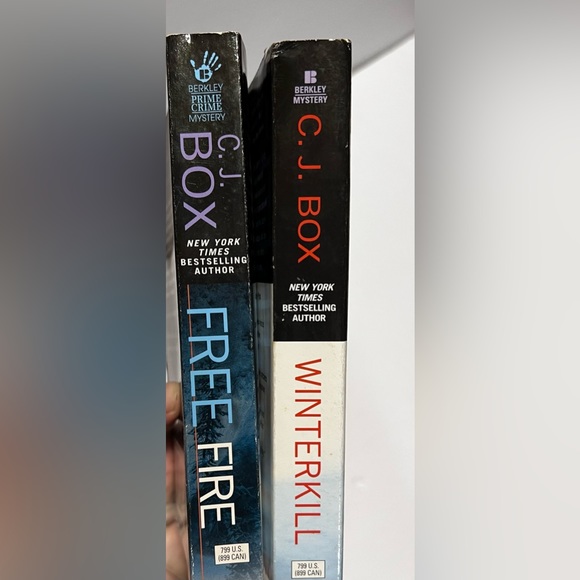 Free Fire and Winterkill by CJ Box paperback books - Picture 7 of 9